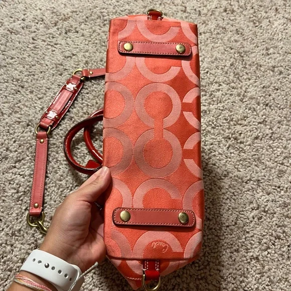 Coach VintageMadison Op Art Sabrina Satchel - Picture 6 of 10